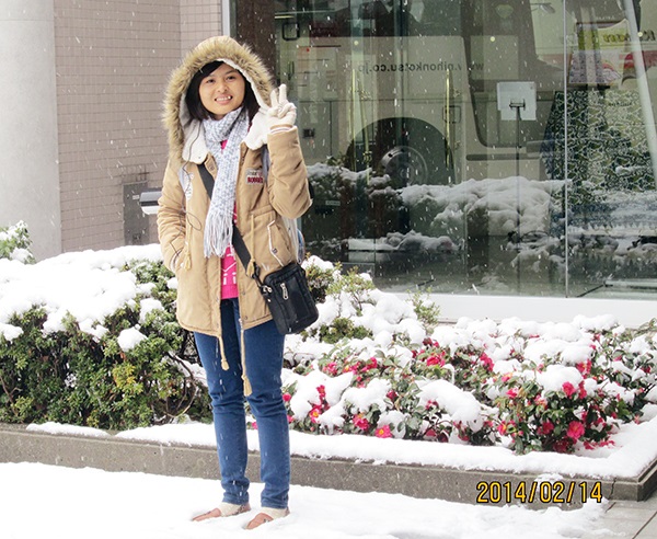 Nguyễn Thị Hà Anh du học sinh tại Nhật Bản