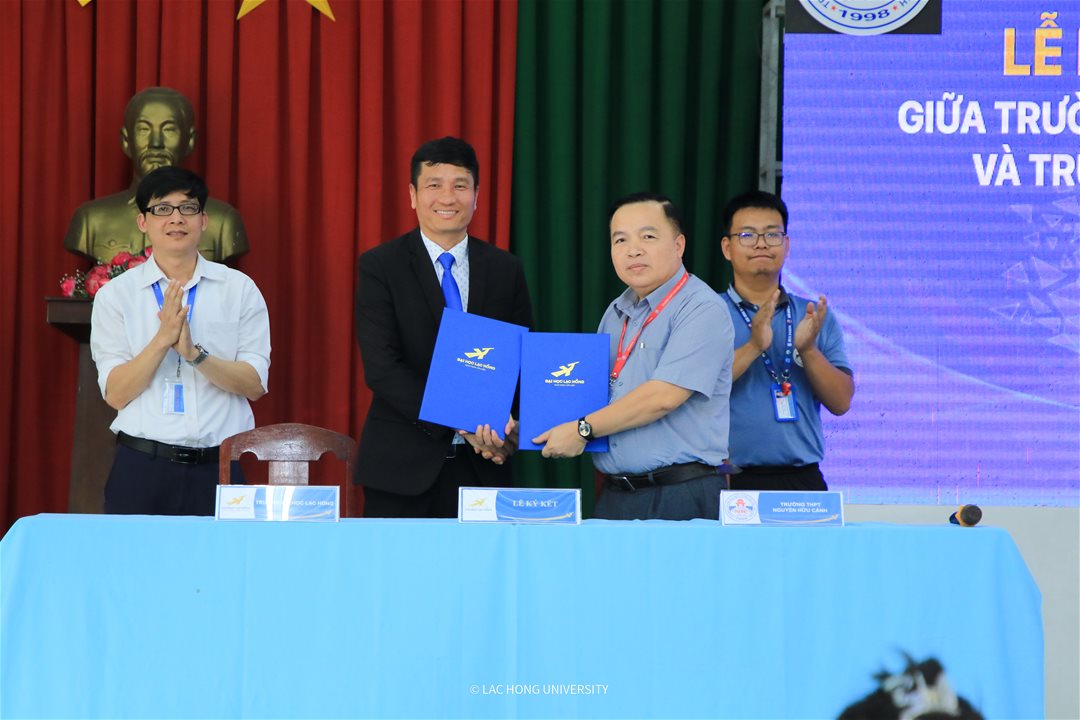 LHU ký kết hợp tác cùng các trường THPT, tiếp tục đồng hành nâng cao chất lượng giáo dục
