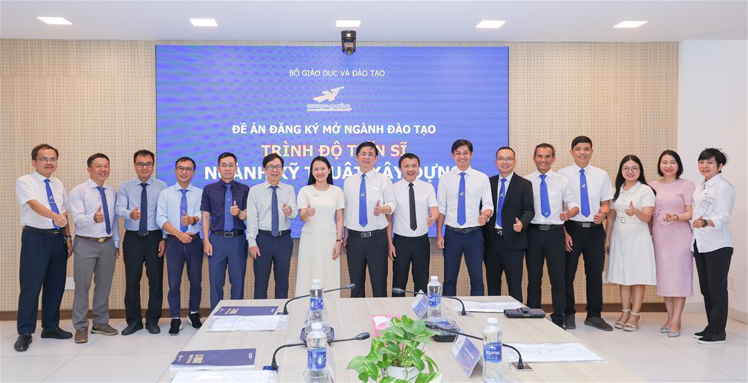 Ban thẩm định Đề án mở ngành Tiến sĩ Kỹ thuật Xây dựng là bước tiến mới của Khoa Kỹ thuật Công trình